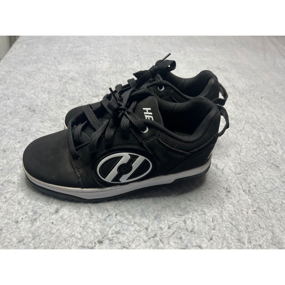 Heelys Voyager‎ HE100713 Black White Roller Skate Shoes Youth Size 6